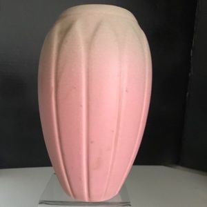 Pink Minimalist ROOKWOOD POTTERY Vase  Art Deco / Egyptian Palmette Leaves